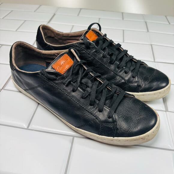 Cole Haan MINDI LACE-UP LEATHER SNEAKER IN BLACK Womens 10‎ - Picture 2 of 11